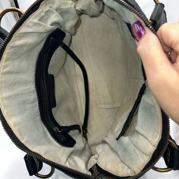 MICHAEL KORS Black Soft Genuine Pebble Leather Handbag with Dust Bag - Picture 11 of 15